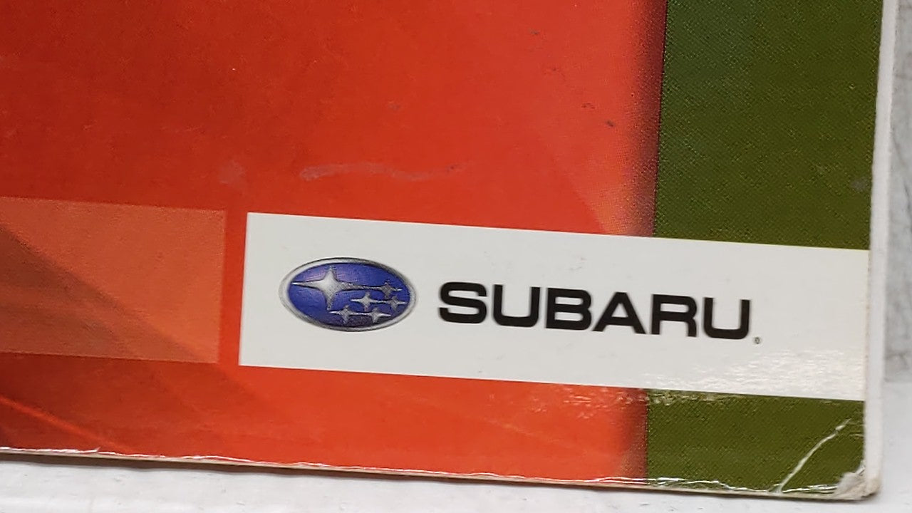 2010 Subaru Legacy Owners Manual Book Guide P/N:OUTBACK OEM Used Auto Parts - Oemusedautoparts1.com