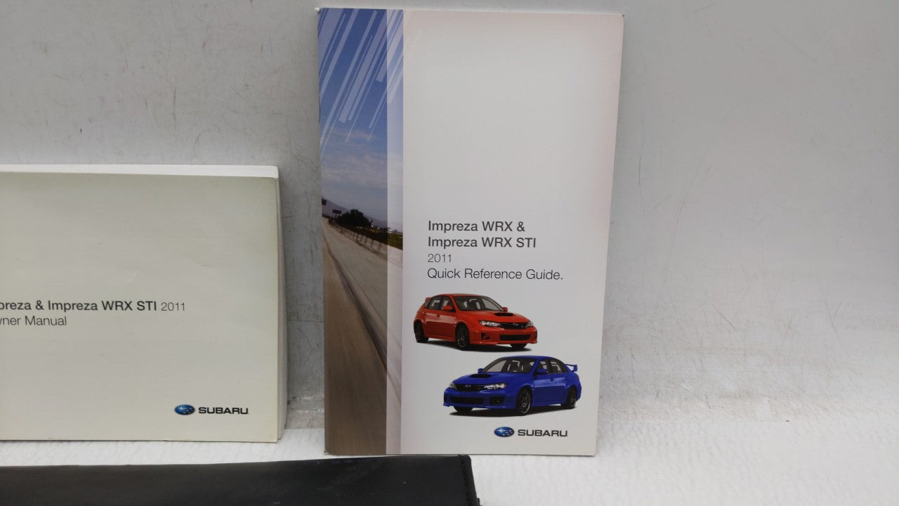 2011 Subaru Impreza Owners Manual Book Guide P/N:IMPREZA WRX STI OEM Used Auto Parts - Oemusedautoparts1.com