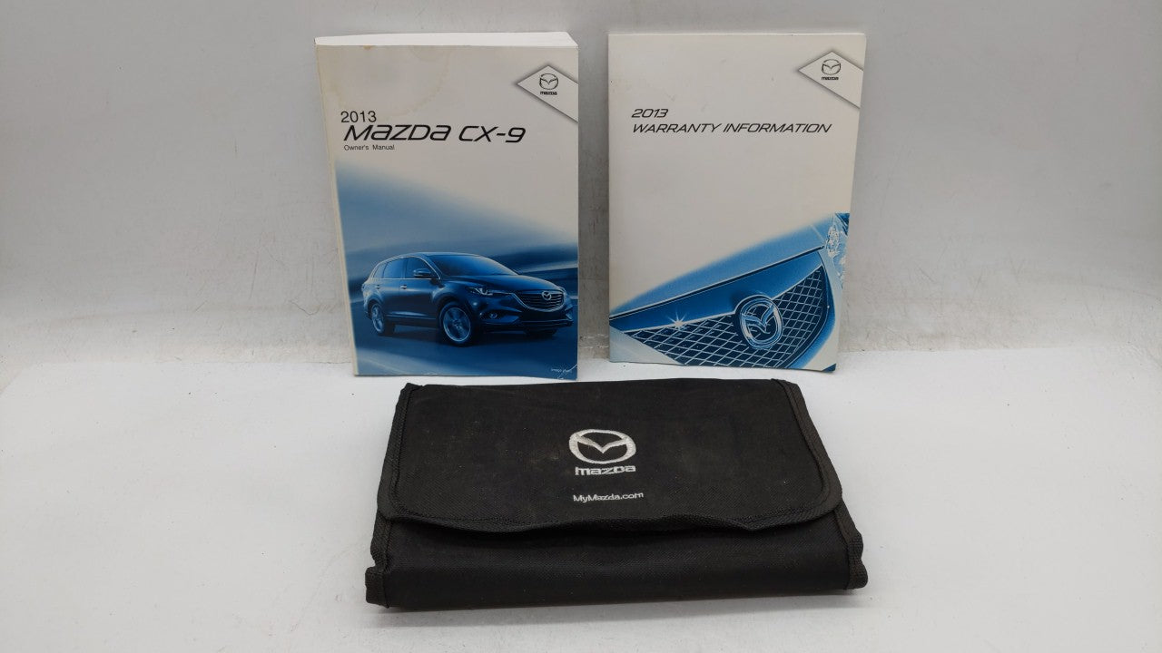 2013 Mazda Cx-9 Owners Manual Book Guide OEM Used Auto Parts - Oemusedautoparts1.com