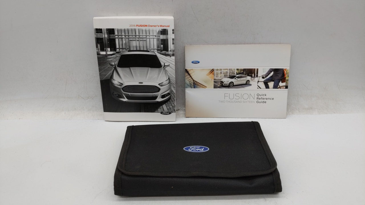 2016 Ford Fusion Owners Manual Book Guide OEM Used Auto Parts - Oemusedautoparts1.com