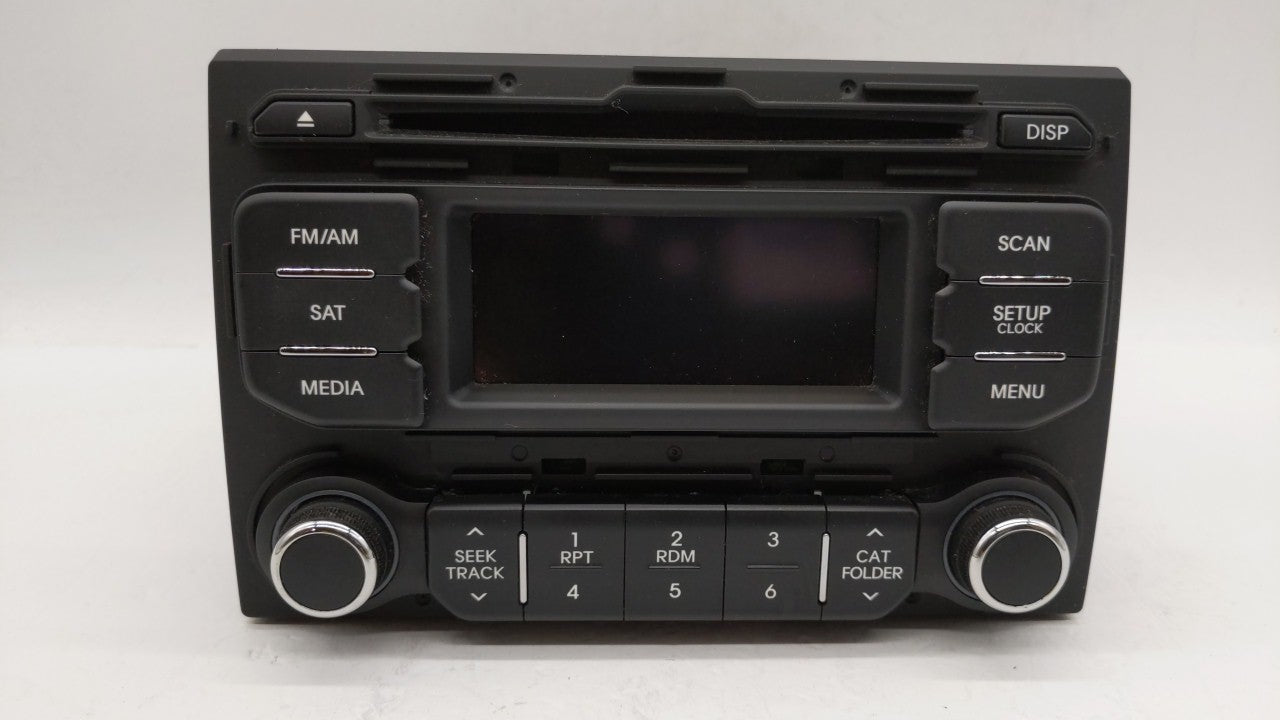 2012-2015 Kia Rio Radio AM FM Cd Player Receiver Replacement P/N:96170-1W950CA 96170-1W900CA Fits 2012 2013 2014 2015 OEM Used Auto Parts - Oemusedautoparts1.com