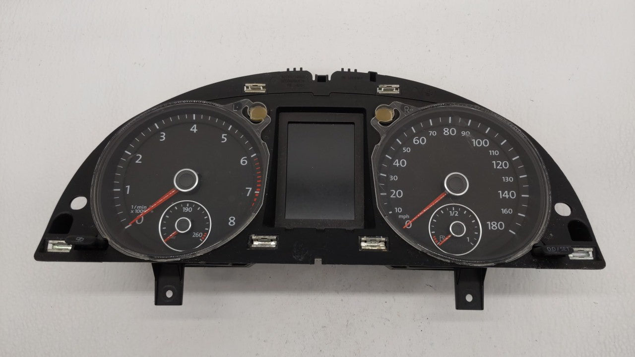 2010-2011 Volkswagen Cc Instrument Cluster Speedometer Gauges P/N:3C8920970MX 3C8920970M Fits 2010 2011 OEM Used Auto Parts - Oemusedautoparts1.com