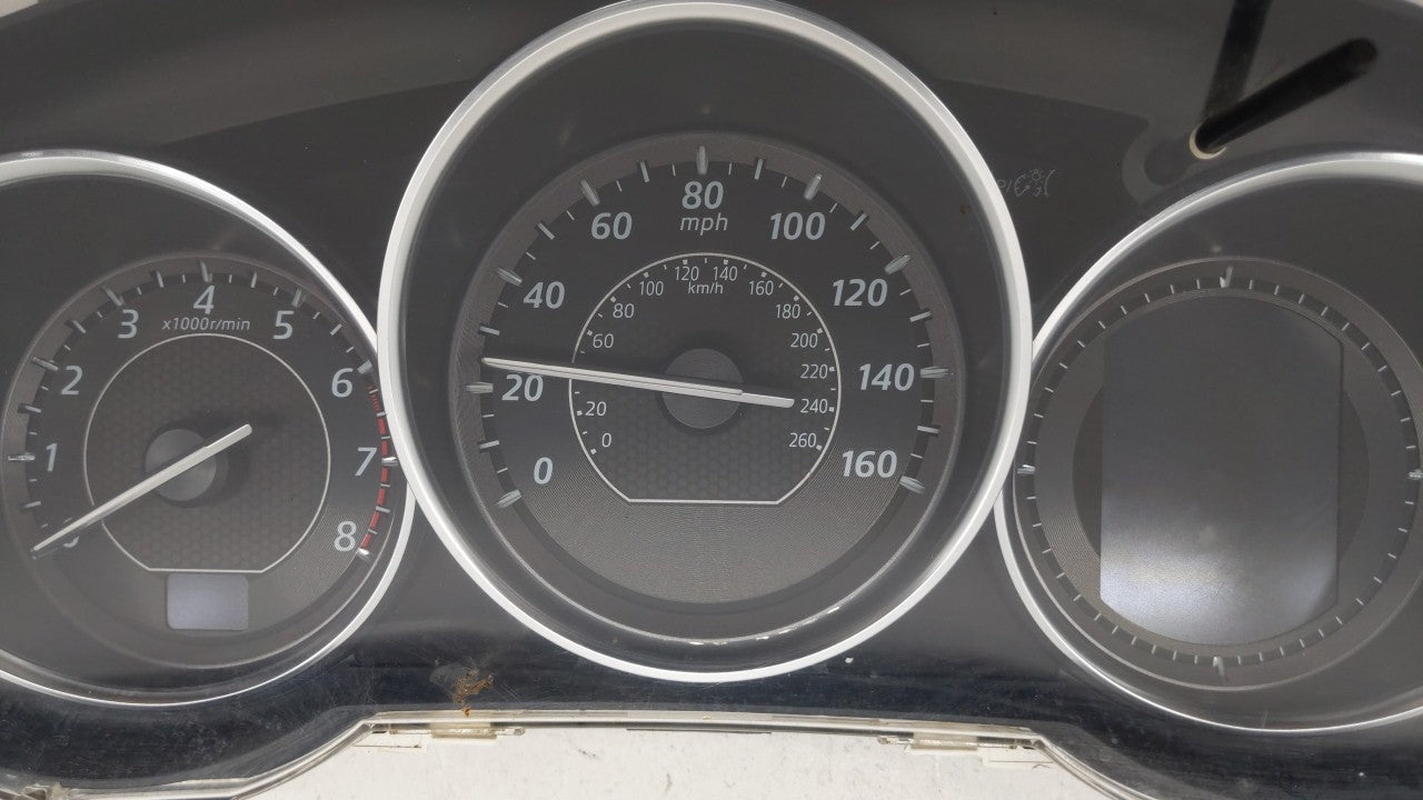 2014 Mazda 6 Instrument Cluster Speedometer Gauges P/N:11GLK2E Fits OEM Used Auto Parts - Oemusedautoparts1.com