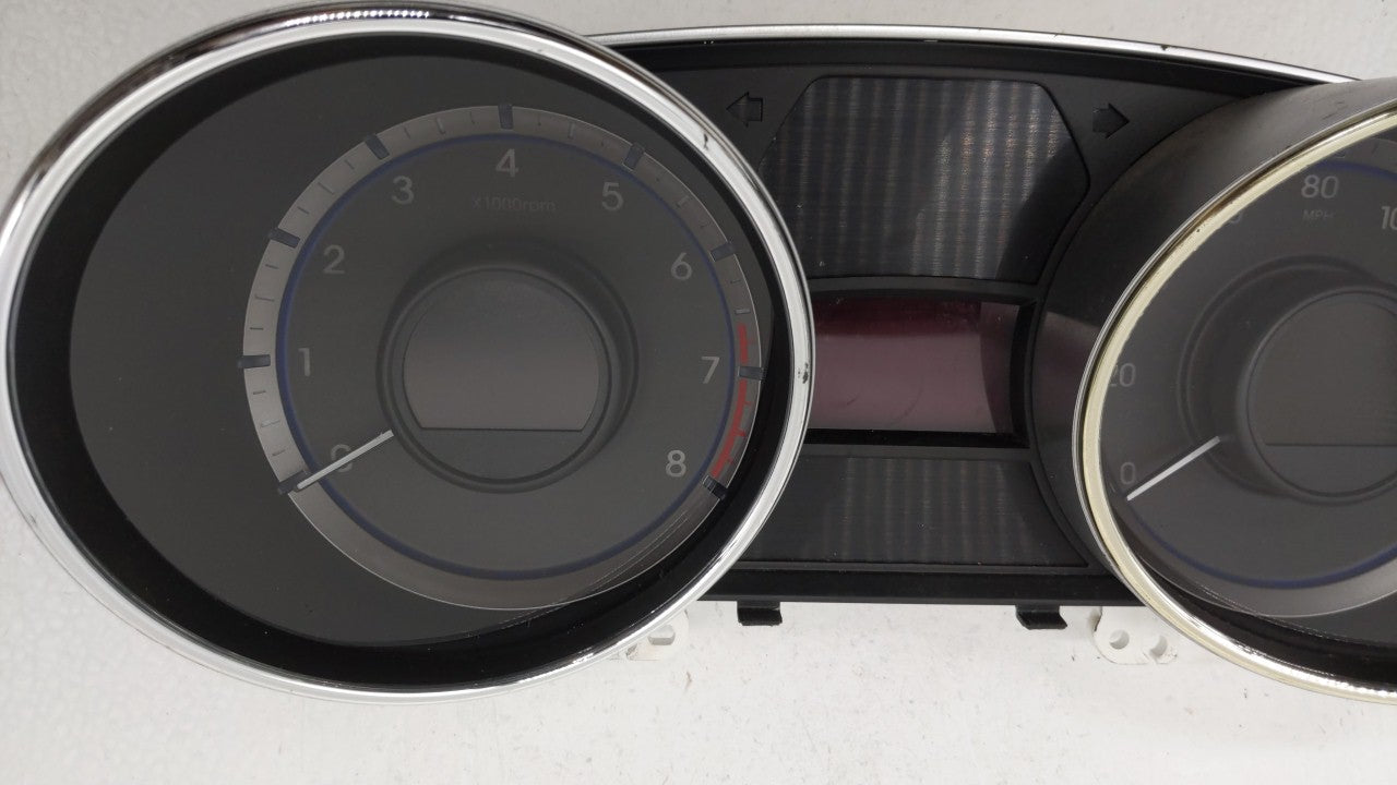 2011-2014 Hyundai Sonata Instrument Cluster Speedometer Gauges P/N:P68065103AD 94001-3Q014 Fits 2011 2012 2013 2014 OEM Used Auto Parts - Oemusedautoparts1.com