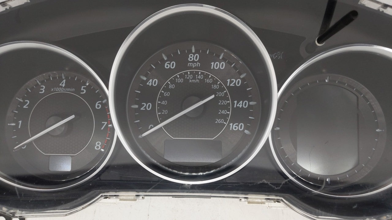 2014 Mazda 6 Instrument Cluster Speedometer Gauges P/N:11 GLK2 E Fits OEM Used Auto Parts - Oemusedautoparts1.com