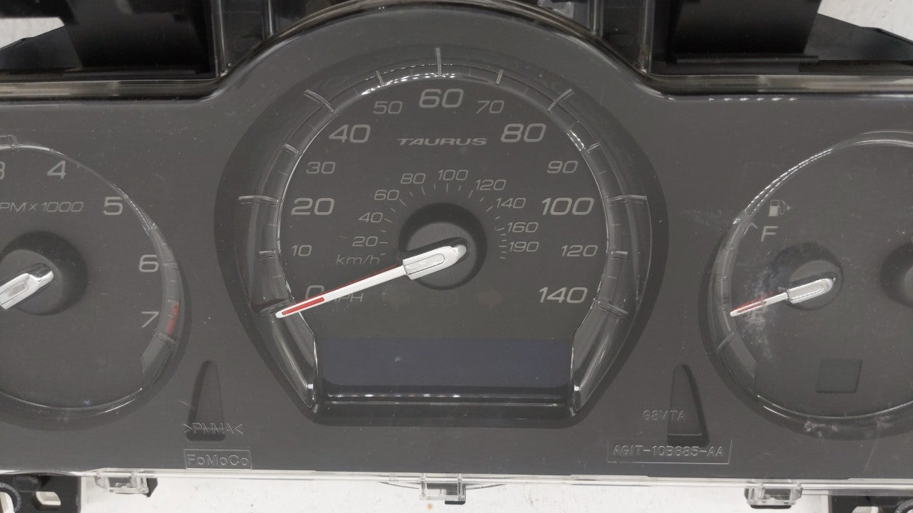 2011-2012 Ford Taurus Instrument Cluster Speedometer Gauges P/N:BG1T-10849-EF Fits 2011 2012 OEM Used Auto Parts - Oemusedautoparts1.com