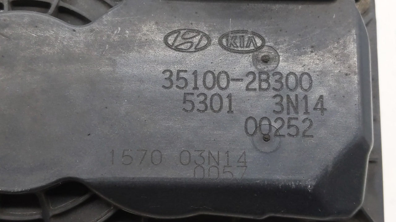 2012-2019 Hyundai Accent Throttle Body P/N:5302-1S02 35100-2B300 Fits 2012 2013 2014 2015 2016 2017 2018 2019 OEM Used Auto Parts - Oemusedautoparts1.com