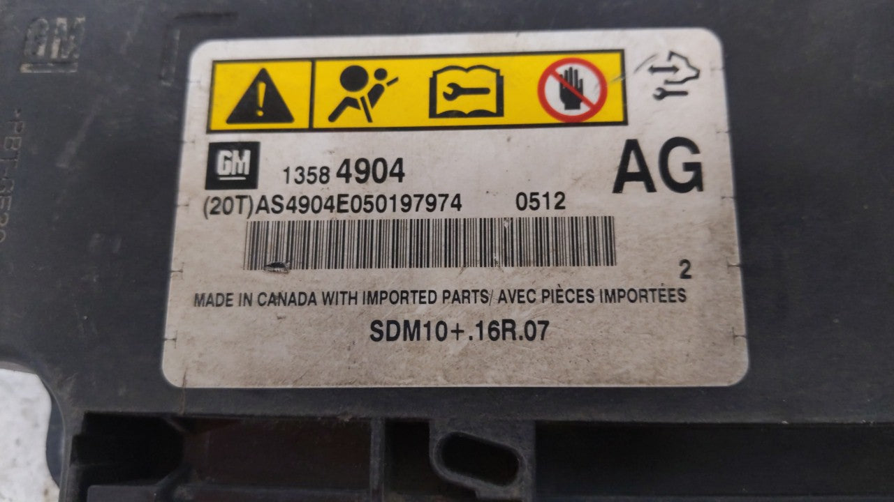 2012-2012 Chevrolet Cruze Chassis Control Module Ccm Bcm Body Control - Oemusedautoparts1.com