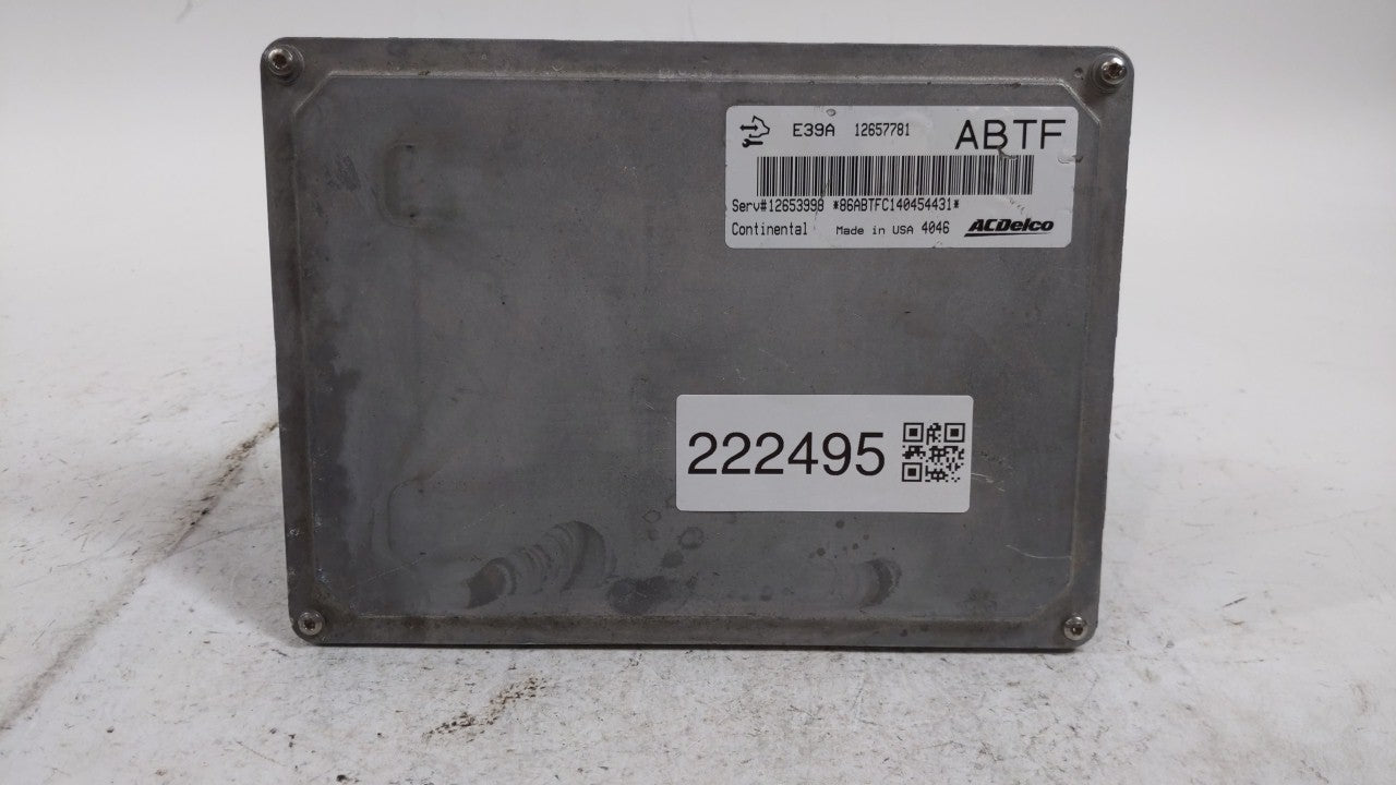 2014-2016 Chevrolet Impala PCM Engine Computer ECU ECM PCU OEM P/N:12657781 12653998 Fits 2013 2014 2015 2016 OEM Used Auto Parts - Oemusedautoparts1.com