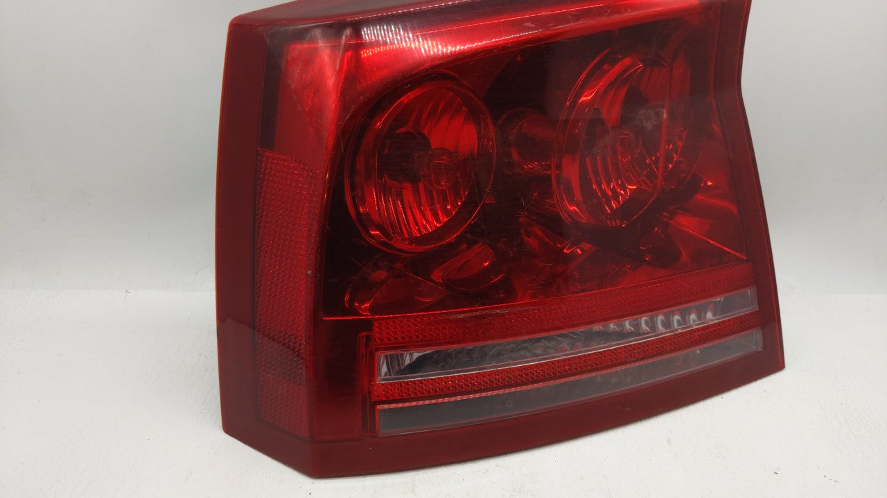 2006-2008 Dodge Charger Tail Light Assembly Driver Left OEM P/N:04805849AB Fits 2006 2007 2008 OEM Used Auto Parts - Oemusedautoparts1.com