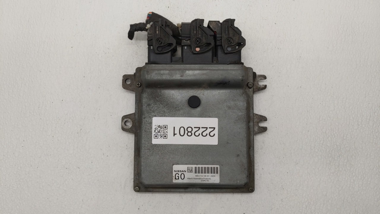 2011-2013 Nissan Altima PCM Engine Computer ECU ECM PCU OEM P/N:MEC114-100 MEC112-130 B1 Fits 2011 2012 2013 OEM Used Auto Parts - Oemusedautoparts1.com