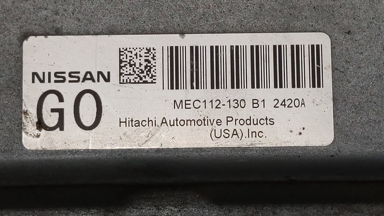 2011-2013 Nissan Altima PCM Engine Computer ECU ECM PCU OEM P/N:MEC114-100 MEC112-130 B1 Fits 2011 2012 2013 OEM Used Auto Parts - Oemusedautoparts1.com