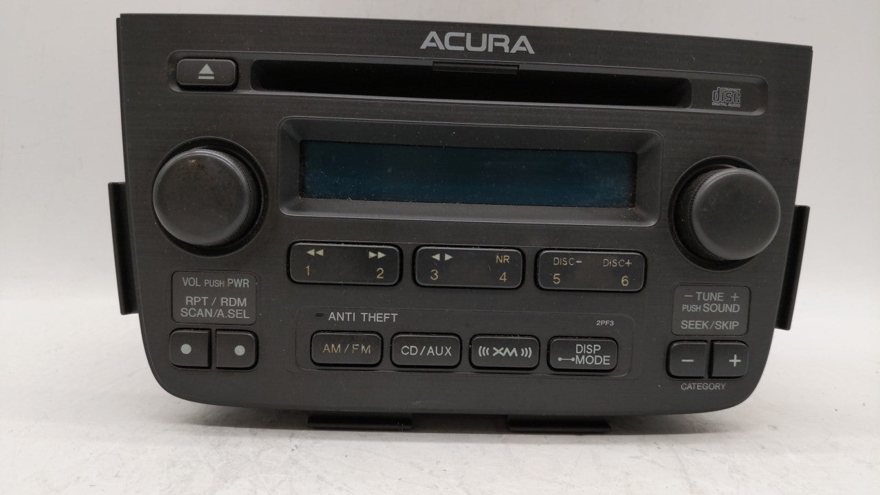 2005-2006 Acura Mdx Radio AM FM Cd Player Receiver Replacement P/N:39101-S3V-A070 39101-S3V-C120 Fits 2005 2006 OEM Used Auto Parts - Oemusedautoparts1.com