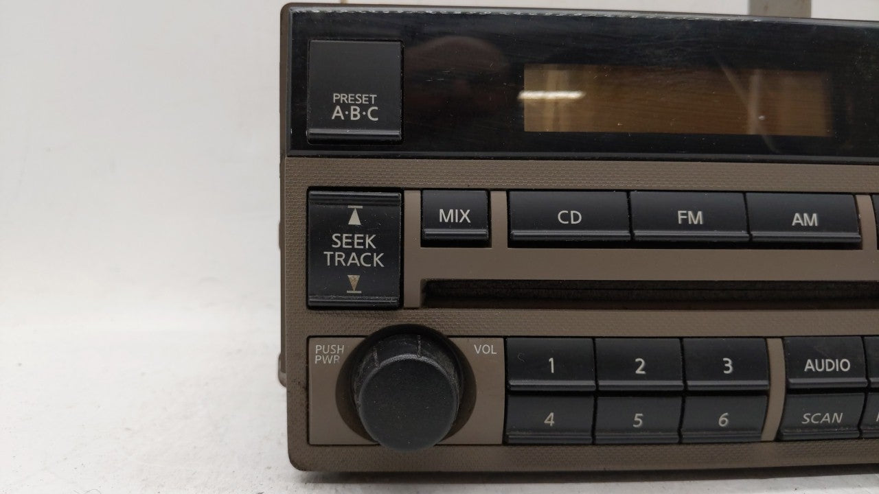 2005-2006 Nissan Altima Am Fm Cd Player Radio Receiver 223581 - Oemusedautoparts1.com