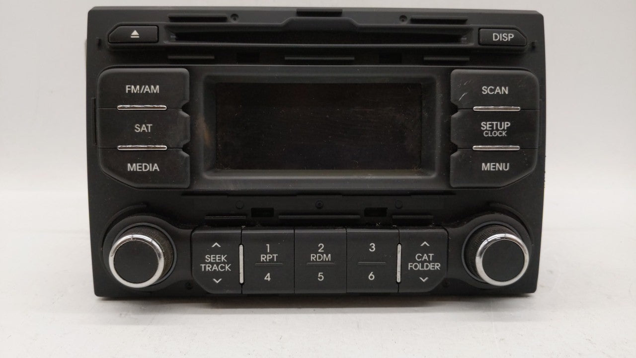 2012-2015 Kia Rio Radio AM FM Cd Player Receiver Replacement P/N:96170-1W950CA 96170-1W900CA Fits 2012 2013 2014 2015 OEM Used Auto Parts - Oemusedautoparts1.com