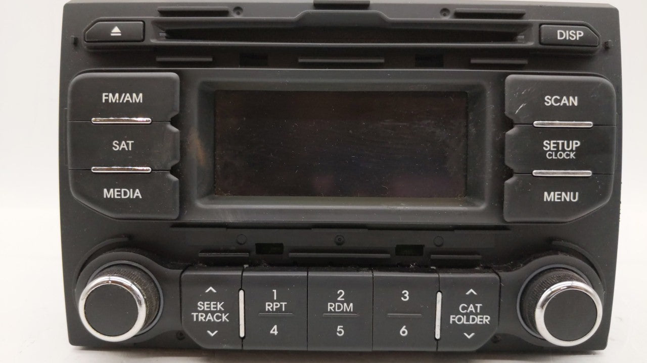 2012-2015 Kia Rio Radio AM FM Cd Player Receiver Replacement P/N:96170-1W950CA 96170-1W900CA Fits 2012 2013 2014 2015 OEM Used Auto Parts - Oemusedautoparts1.com