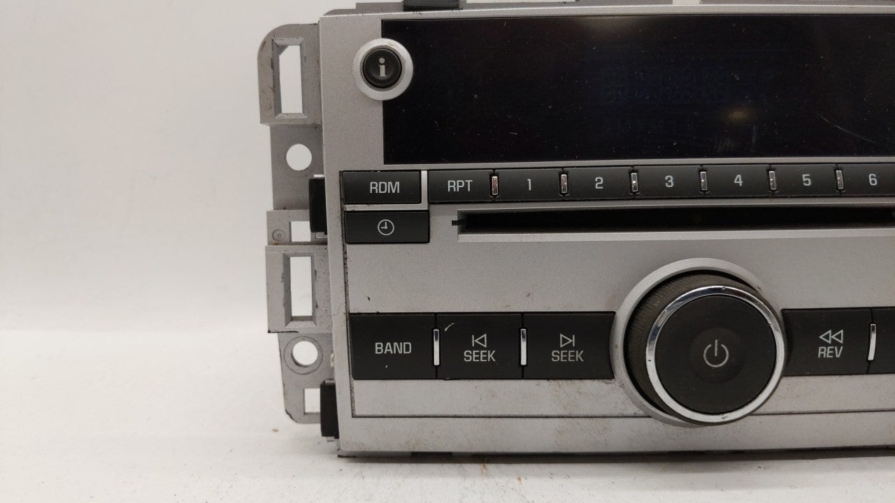 2008 Chevrolet Equinox Radio AM FM Cd Player Receiver Replacement P/N:25854783 25956995 Fits OEM Used Auto Parts - Oemusedautoparts1.com