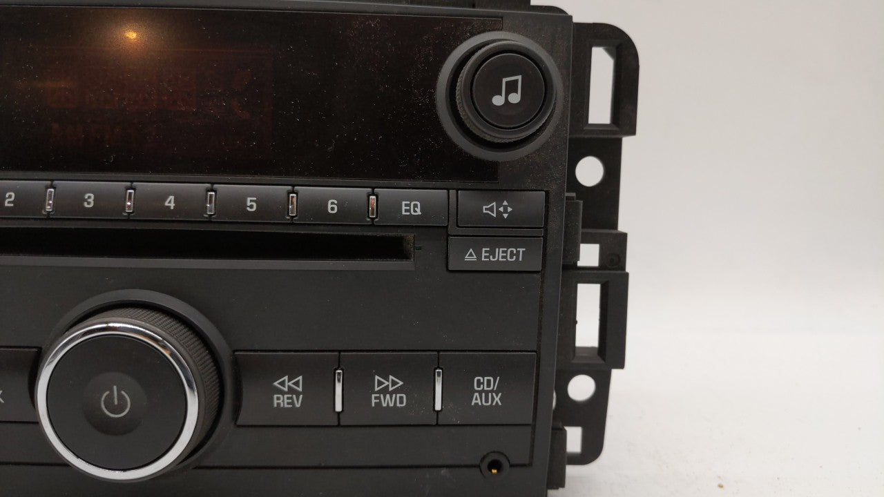 2007-2009 Suzuki Xl-7 Radio AM FM Cd Player Receiver Replacement P/N:25920407 25887904 Fits 2007 2008 2009 OEM Used Auto Parts - Oemusedautoparts1.com