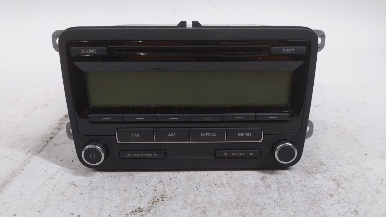 2009-2017 Volkswagen Tiguan Radio AM FM Cd Player Receiver Replacement P/N:1K0 035 180 AC 5N0 035 164 A Fits OEM Used Auto Parts - Oemusedautoparts1.com