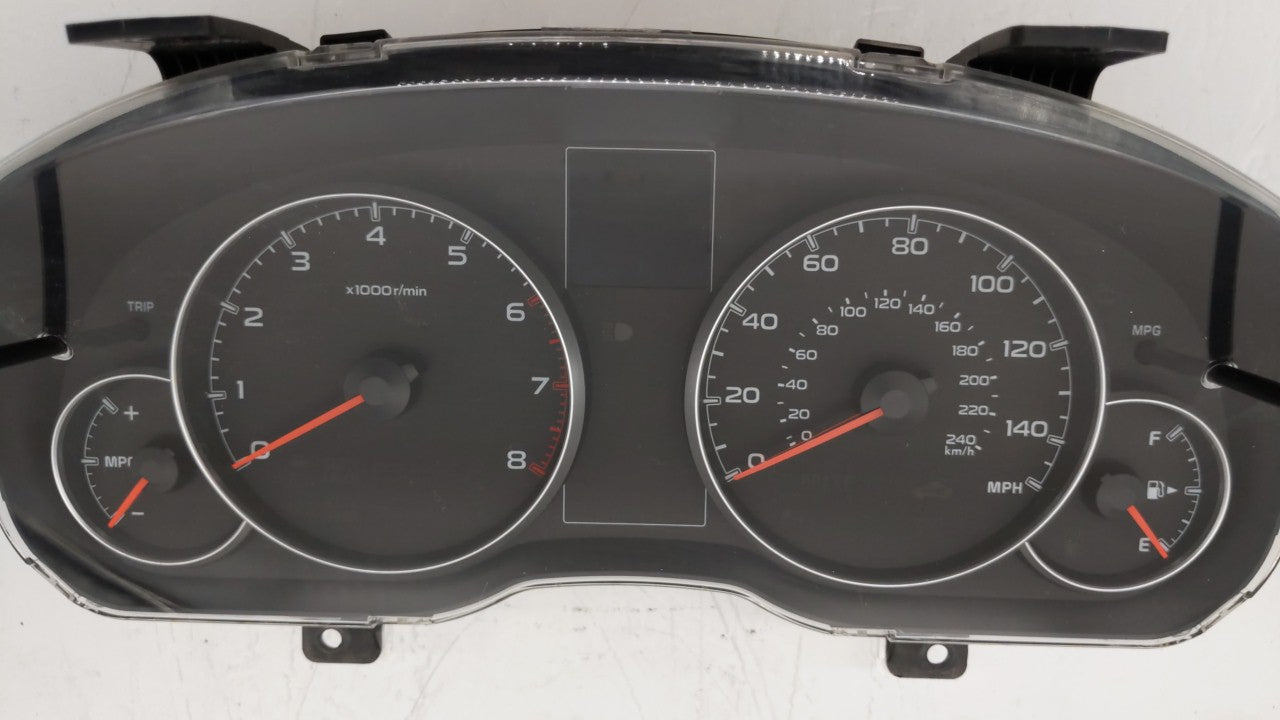 2013-2014 Subaru Legacy Instrument Cluster Speedometer Gauges P/N:85004AJ01A Fits 2013 2014 OEM Used Auto Parts - Oemusedautoparts1.com