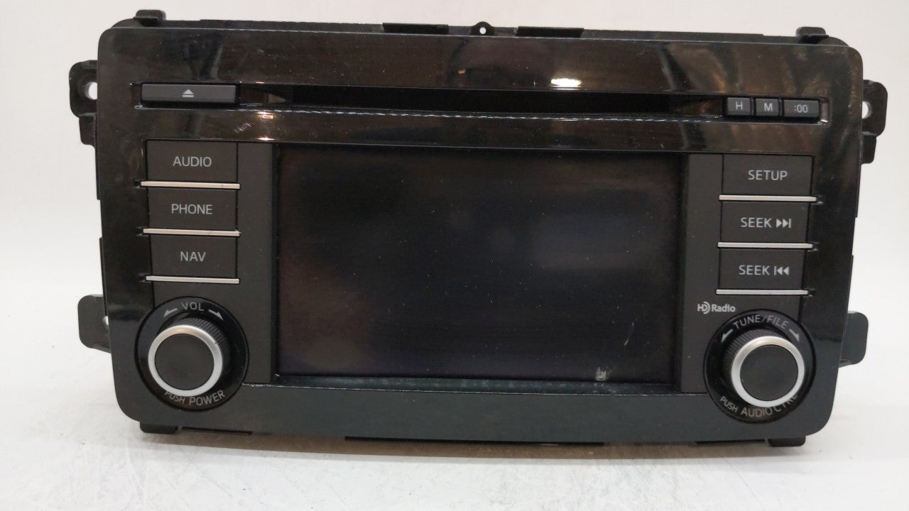 2013-2014 Mazda Cx-9 Radio AM FM Cd Player Receiver Replacement P/N:TK21 66 DV0D TK22 66 DV0C Fits 2013 2014 OEM Used Auto Parts - Oemusedautoparts1.com