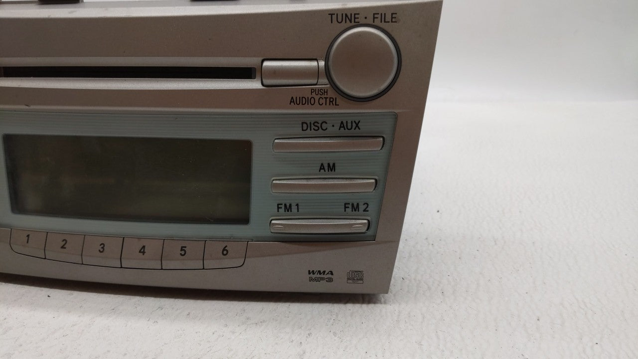 2007-2009 Toyota Camry Radio AM FM Cd Player Receiver Replacement P/N:86120-06182 86120-33890 Fits 2007 2008 2009 OEM Used Auto Parts - Oemusedautoparts1.com