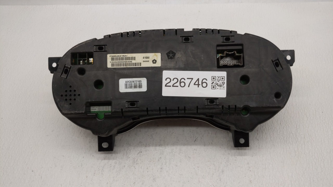 2012 Dodge Charger Instrument Cluster Speedometer Gauges P/N:P56046416AI Fits OEM Used Auto Parts - Oemusedautoparts1.com