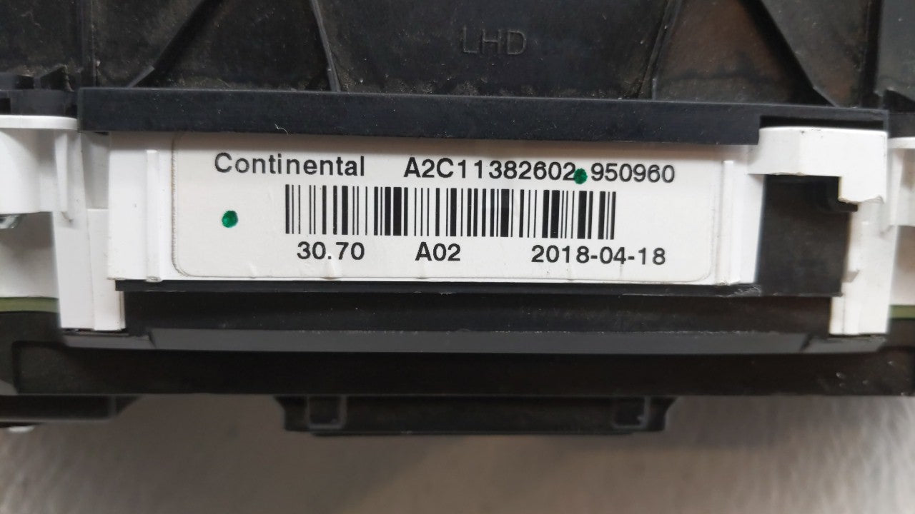2018 Subaru Legacy Instrument Cluster Speedometer Gauges Fits OEM Used Auto Parts - Oemusedautoparts1.com