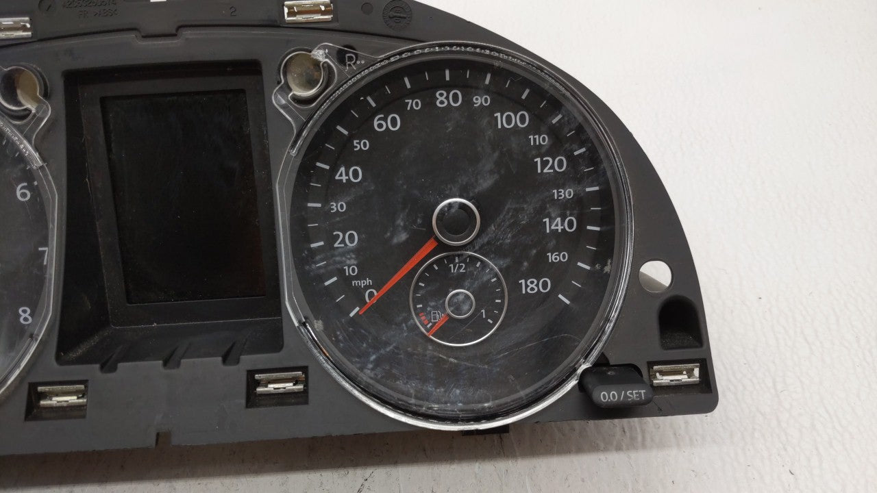 2009-2010 Volkswagen Cc Instrument Cluster Speedometer Gauges P/N:3C8 920 970T 3C8920970T Fits 2009 2010 OEM Used Auto Parts - Oemusedautoparts1.com