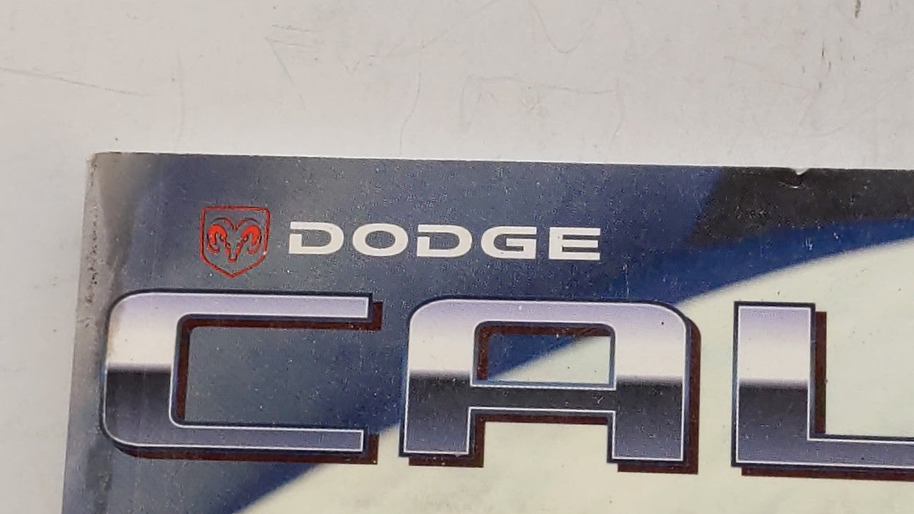 2007 Dodge Caliber Owners Manual Book Guide OEM Used Auto Parts - Oemusedautoparts1.com