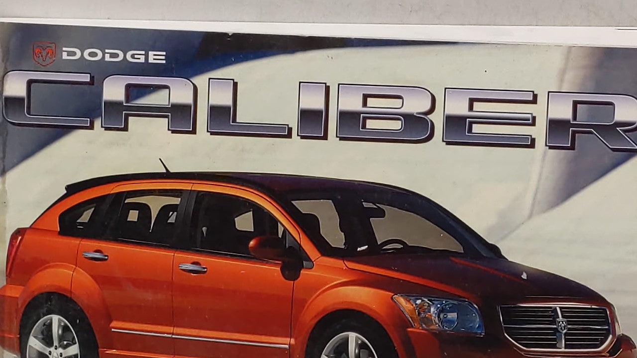 2007 Dodge Caliber Owners Manual Book Guide OEM Used Auto Parts - Oemusedautoparts1.com