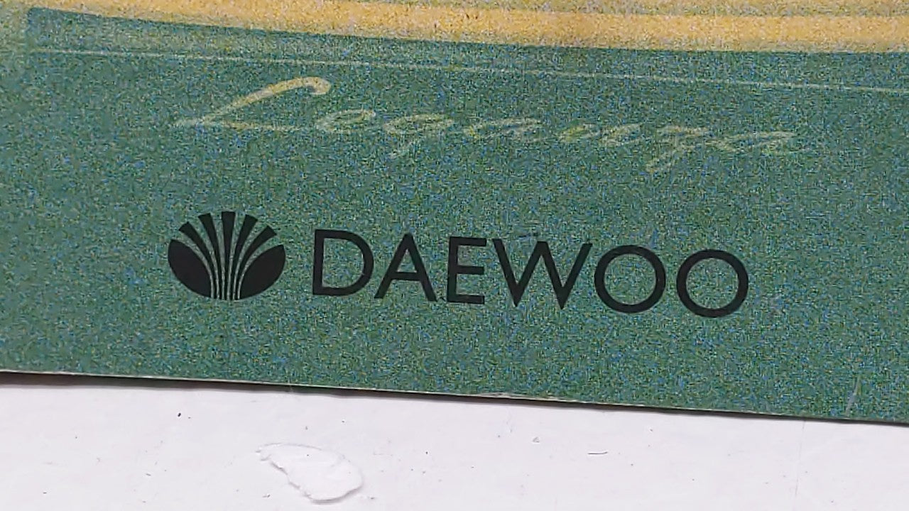 2000 Daewoo Leganza Owners Manual Book Guide OEM Used Auto Parts - Oemusedautoparts1.com