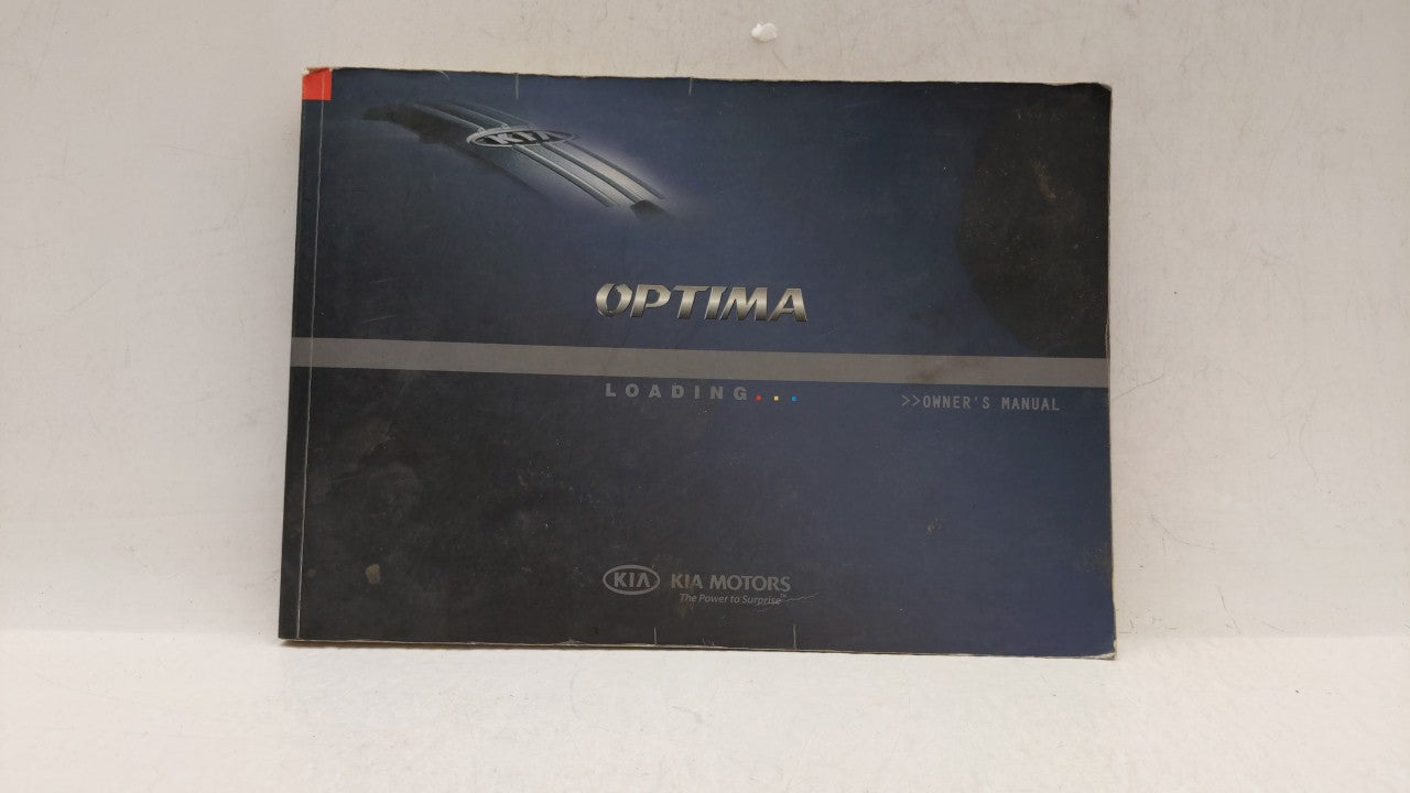 2005 Kia Optima Owners Manual Book Guide OEM Used Auto Parts - Oemusedautoparts1.com