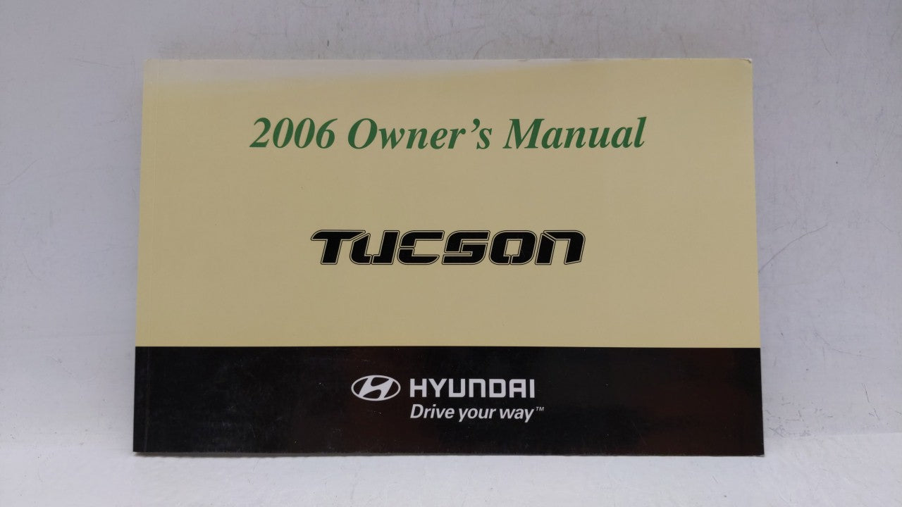 2006 Hyundai Tucson Owners Manual Book Guide OEM Used Auto Parts - Oemusedautoparts1.com