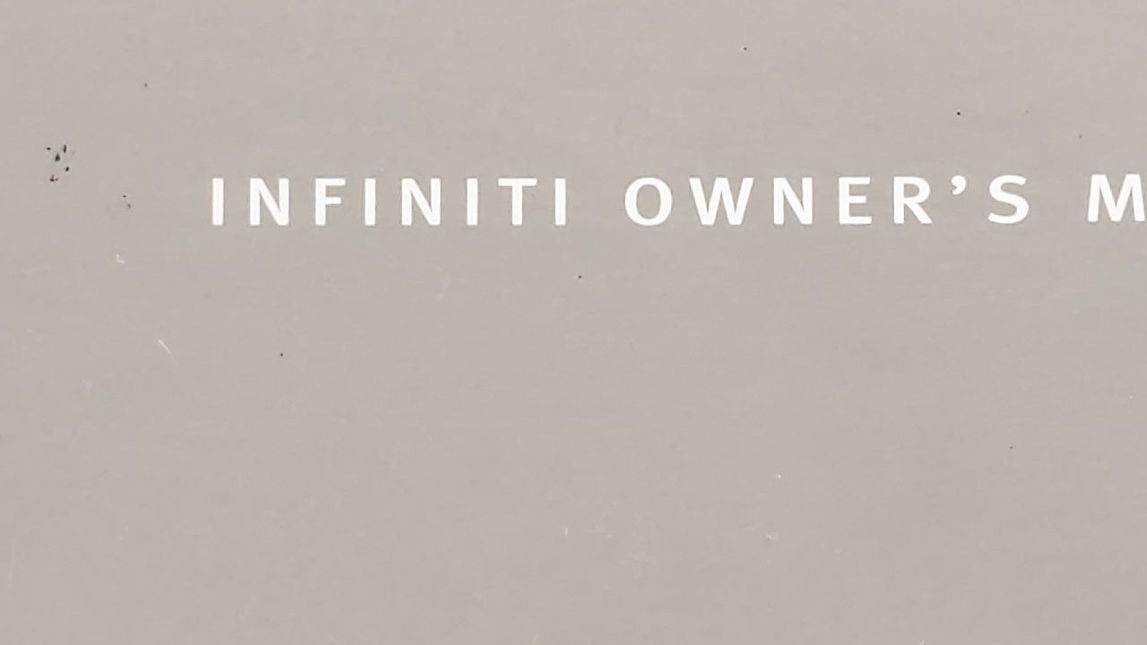 2004 Infiniti G35 Owners Manual Book Guide OEM Used Auto Parts - Oemusedautoparts1.com