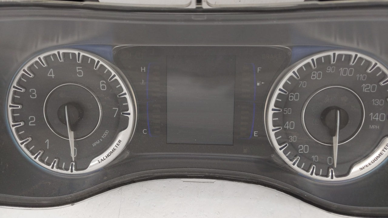 2015 Chrysler 200 Instrument Cluster Speedometer Gauges P/N:P68105897AI P68105897AK Fits OEM Used Auto Parts - Oemusedautoparts1.com