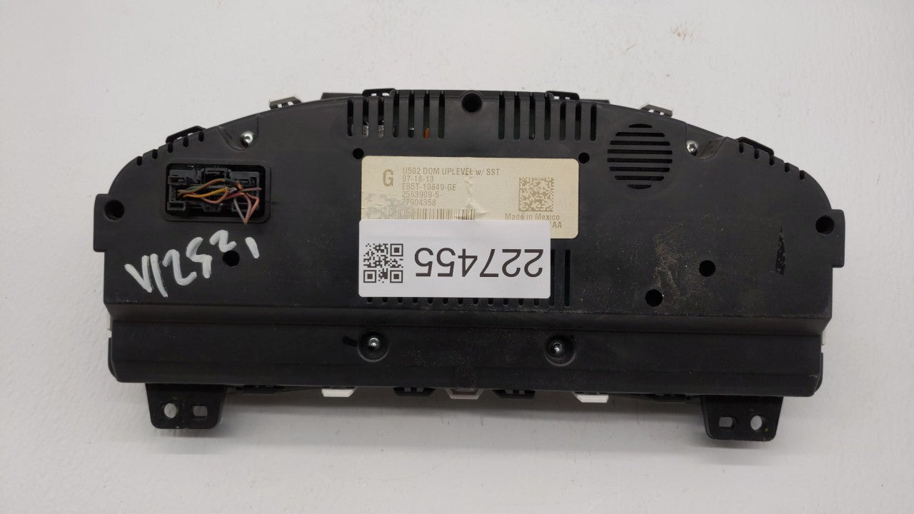 2014-2015 Ford Explorer Instrument Cluster Speedometer Gauges P/N:EB5T-10849-GA EB5T-10849-GB Fits 2014 2015 OEM Used Auto Parts - Oemusedautoparts1.com