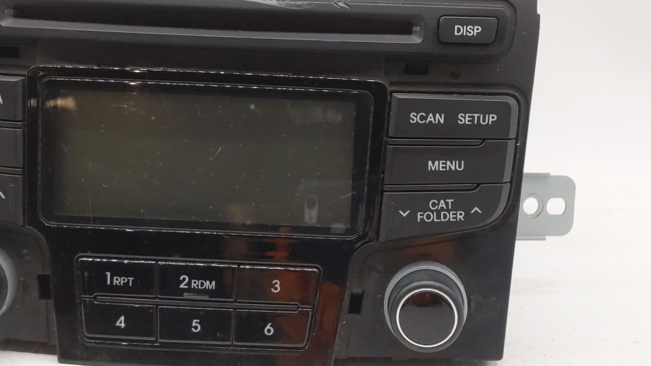 2012-2014 Hyundai Sonata Radio AM FM Cd Player Receiver Replacement P/N:96170-3Q0004X 96180-3Q700 Fits 2012 2013 2014 OEM Used Auto Parts - Oemusedautoparts1.com