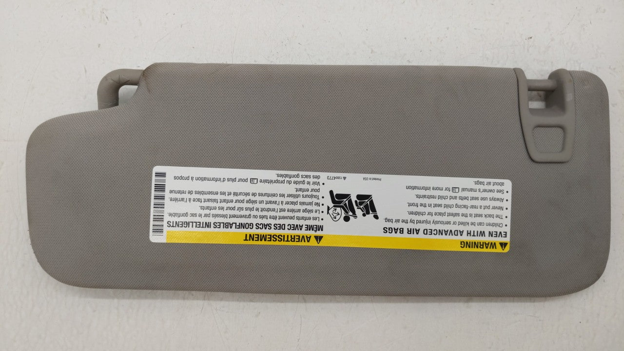 2004-2012 Chevrolet Malibu Sun Visor Shade Replacement Passenger Right Mirror Fits 2004 2005 2008 2009 2010 2011 2012 OEM Used Auto Parts - Oemusedautoparts1.com