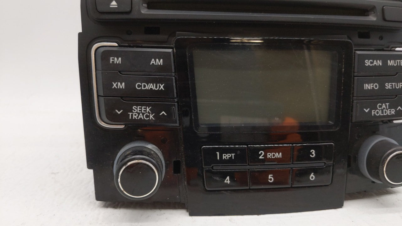 2011 Hyundai Sonata Radio AM FM Cd Player Receiver Replacement P/N:96180-3Q000 961803Q000 Fits OEM Used Auto Parts - Oemusedautoparts1.com