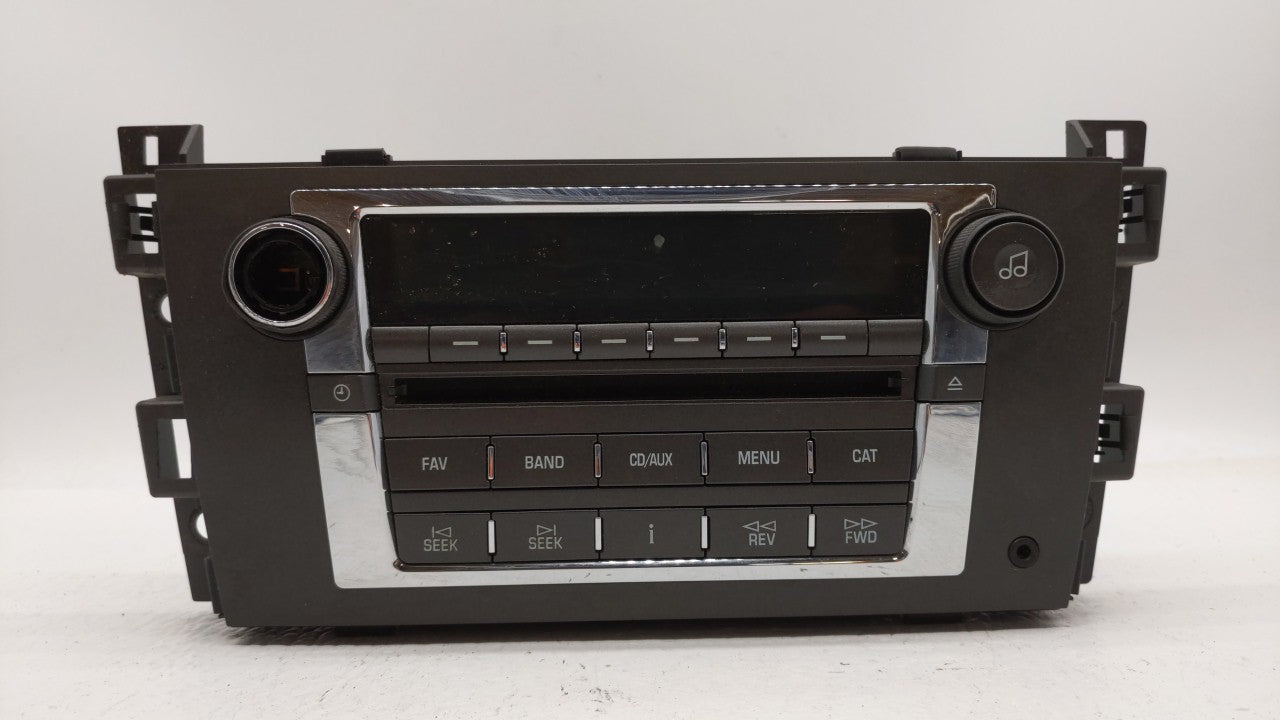 2008-2011 Cadillac Dts Radio AM FM Cd Player Receiver Replacement P/N:25818943 25849388 Fits 2008 2009 2010 2011 OEM Used Auto Parts - Oemusedautoparts1.com