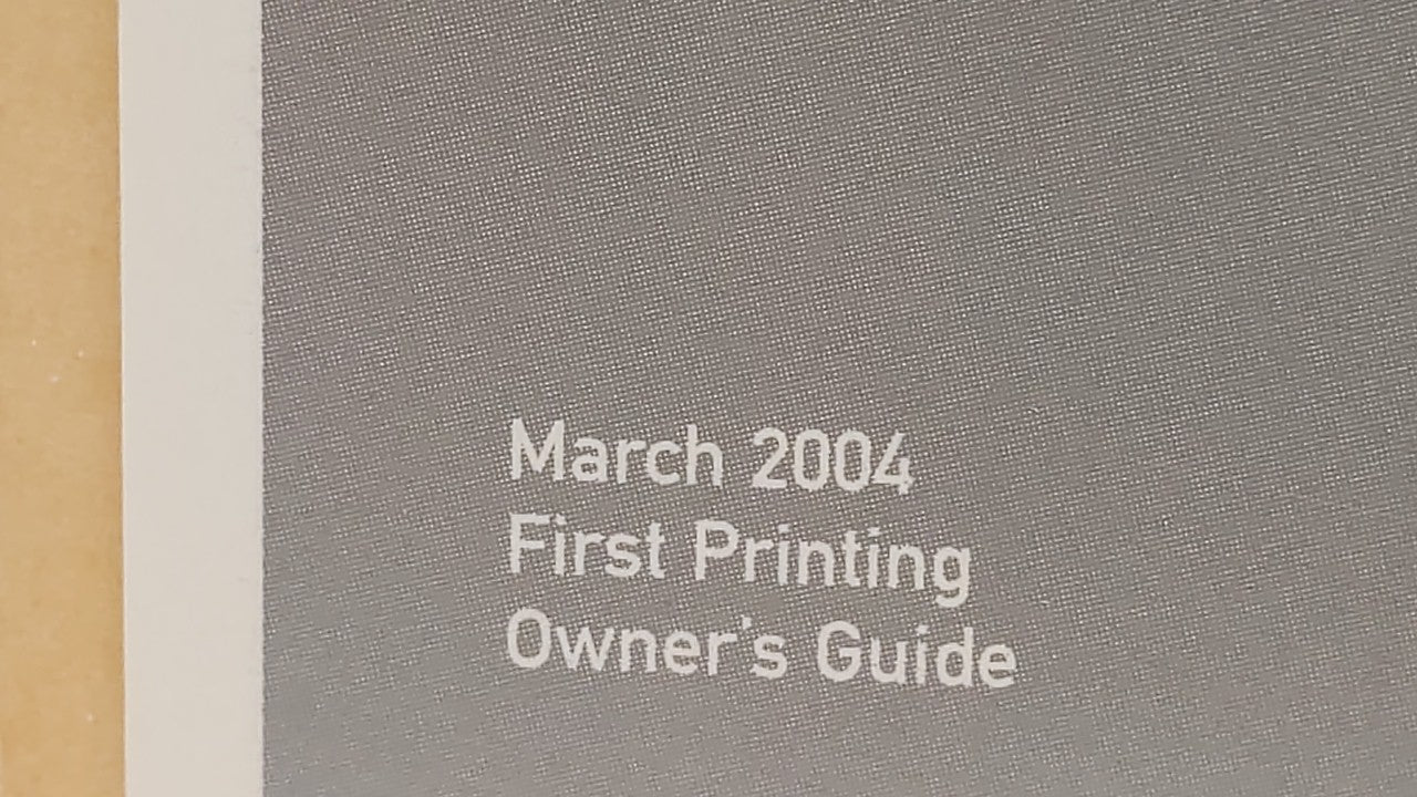 2004 Ford Focus Owners Manual Book Guide OEM Used Auto Parts - Oemusedautoparts1.com