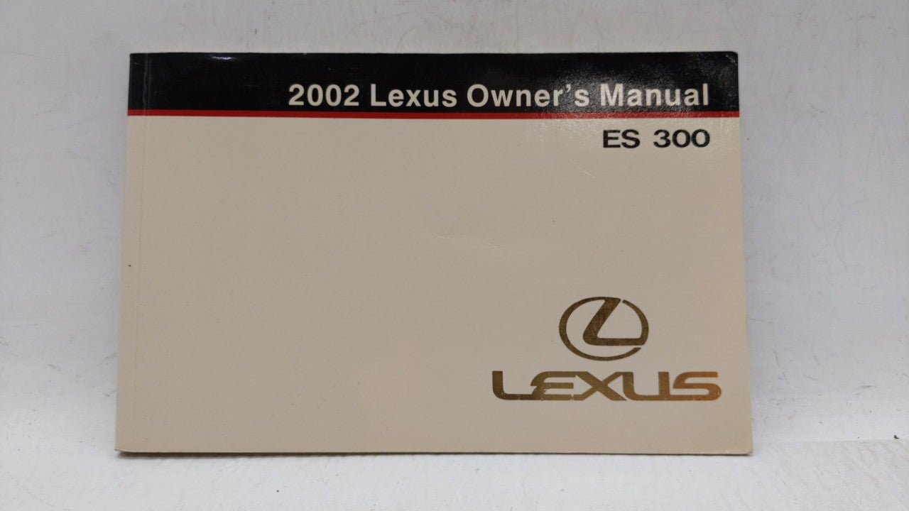 2002 Lexus Es300 Owners Manual Book Guide OEM Used Auto Parts - Oemusedautoparts1.com