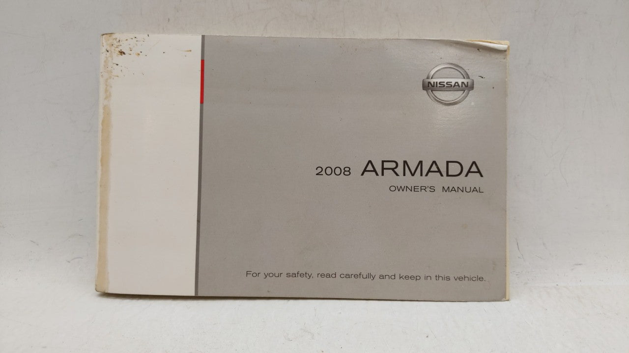 2008 Nissan Armada Owners Manual Book Guide OEM Used Auto Parts - Oemusedautoparts1.com