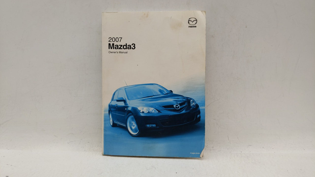 2007 Mazda 3 Owners Manual Book Guide OEM Used Auto Parts - Oemusedautoparts1.com