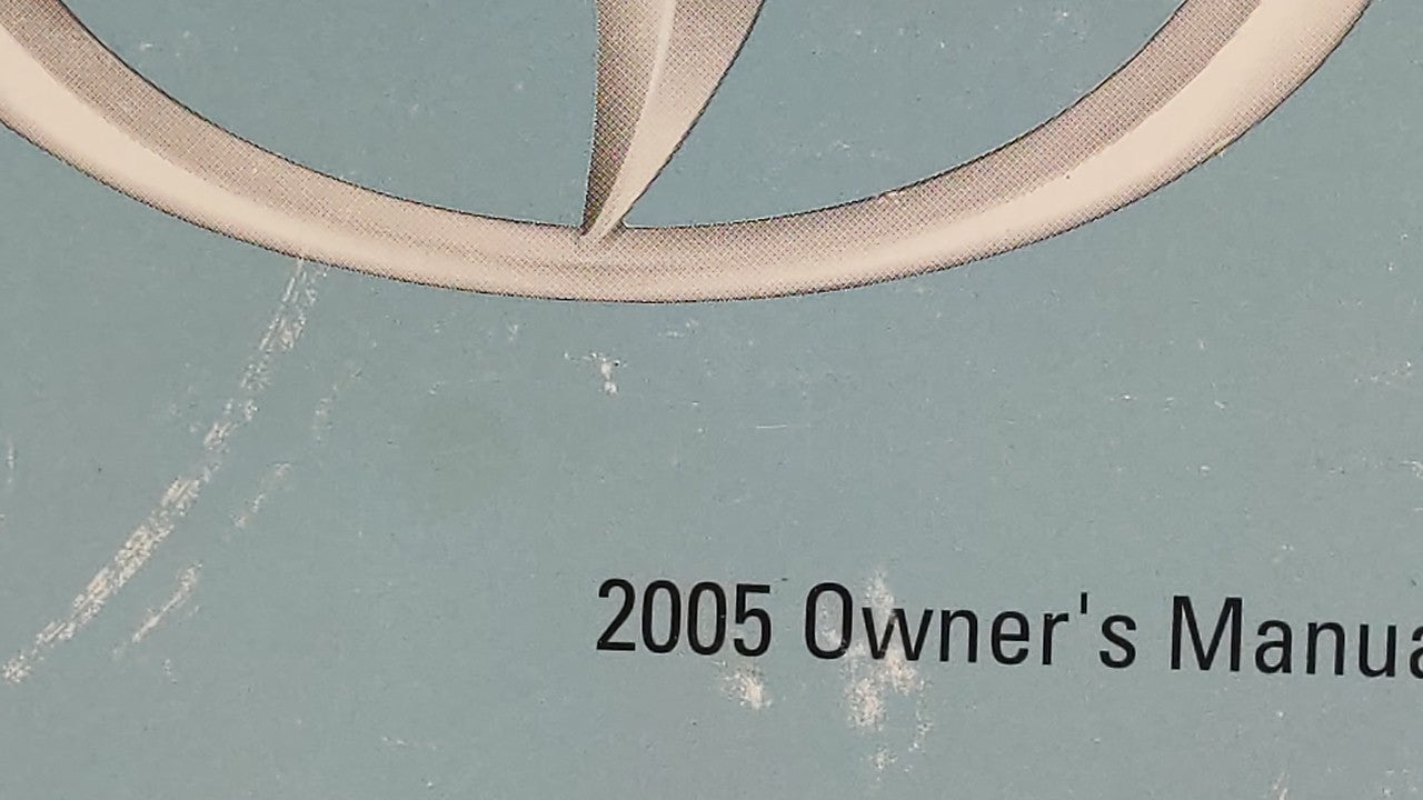 2005 Scion Tc Owners Manual Book Guide P/N:01999-21020 OEM Used Auto Parts - Oemusedautoparts1.com