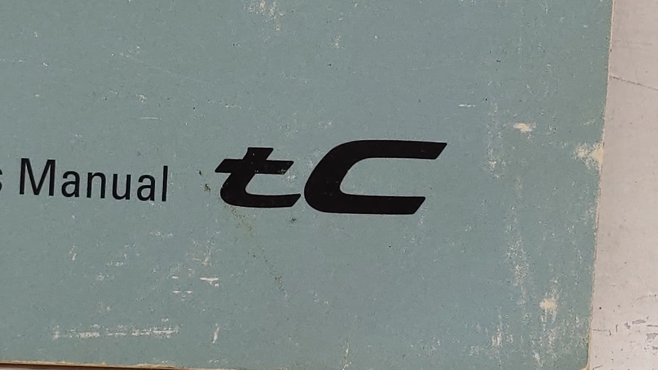 2005 Scion Tc Owners Manual Book Guide P/N:01999-21020 OEM Used Auto Parts - Oemusedautoparts1.com