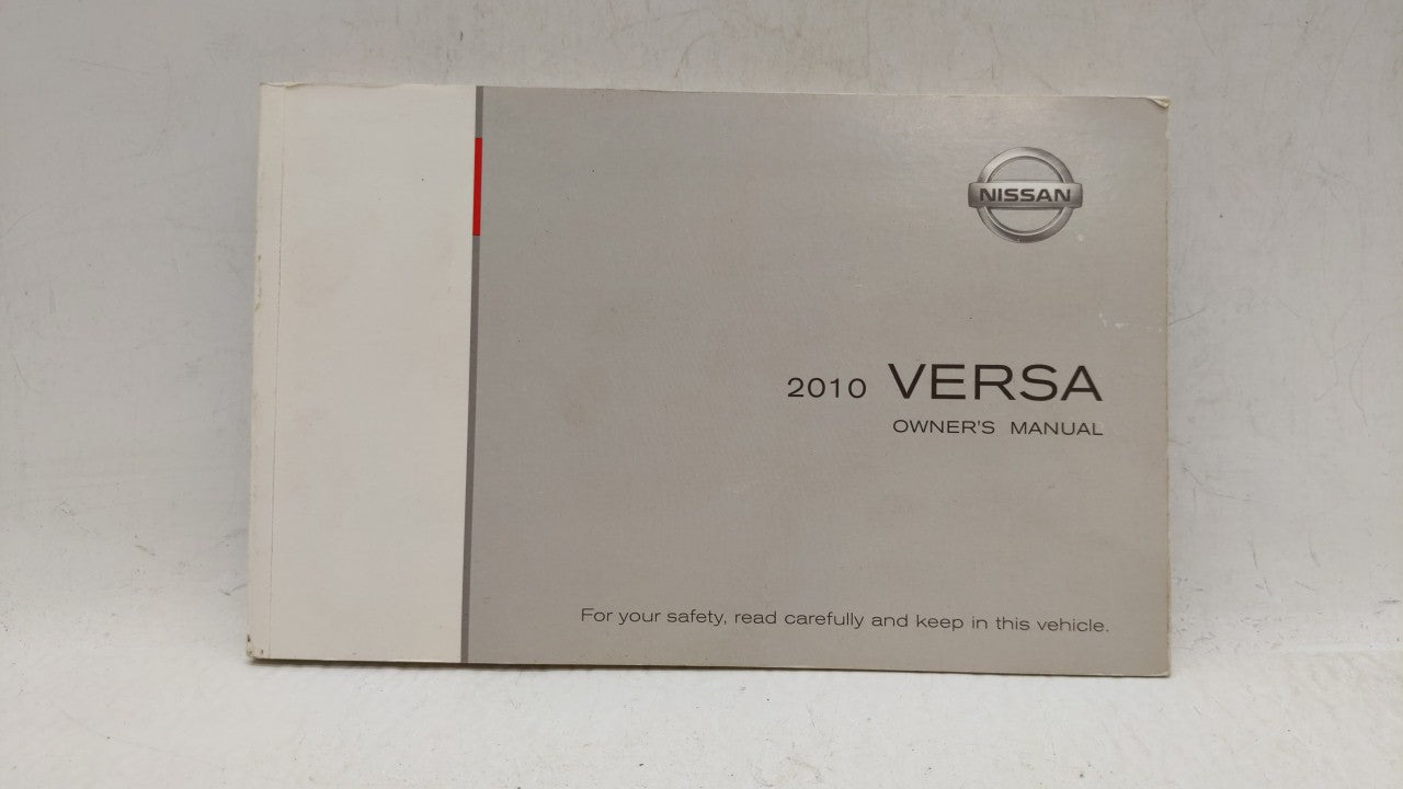 2010 Nissan Versa Owners Manual Book Guide OEM Used Auto Parts - Oemusedautoparts1.com