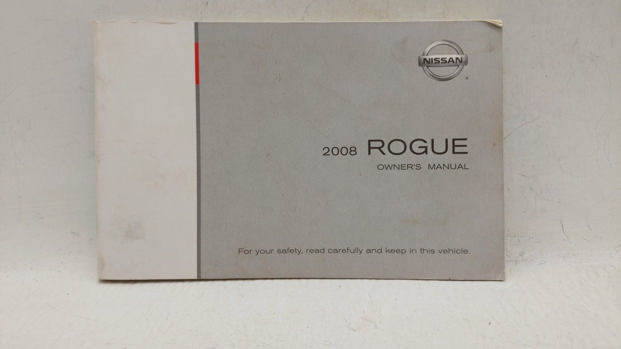 2008 Nissan Rogue Owners Manual Book Guide OEM Used Auto Parts - Oemusedautoparts1.com