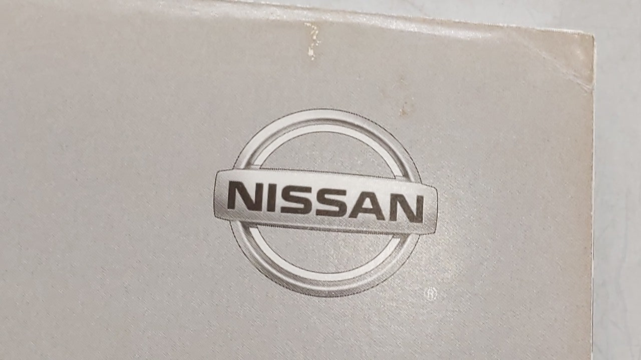 2006 Nissan Altima Owners Manual Book Guide OEM Used Auto Parts - Oemusedautoparts1.com